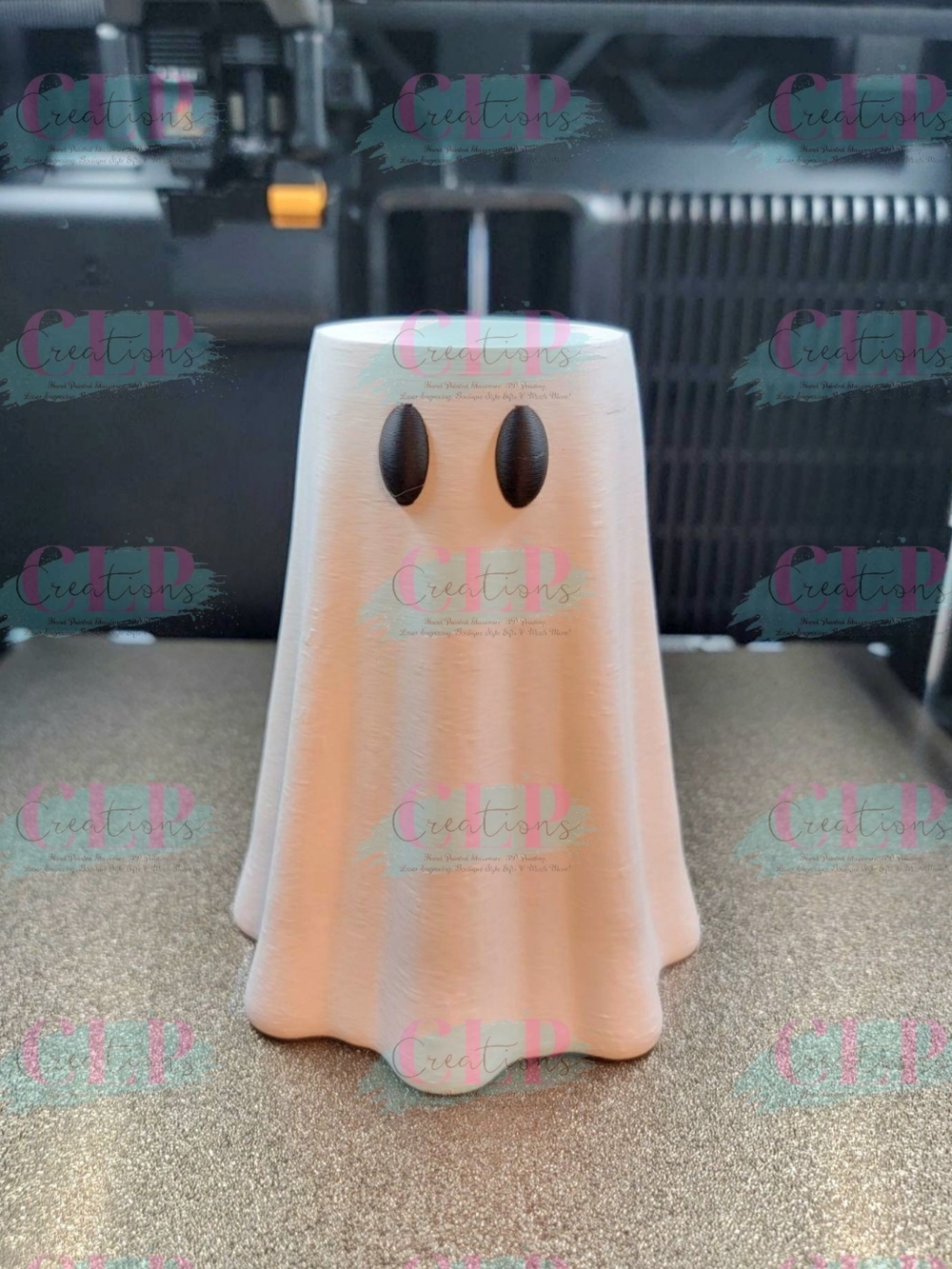 Halloween White Ghost 12oz Regular Can Holder - 3D Printed